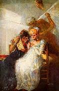 Einst und jetzt Detail, Francisco de Goya